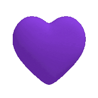 Gif animé coeur violet